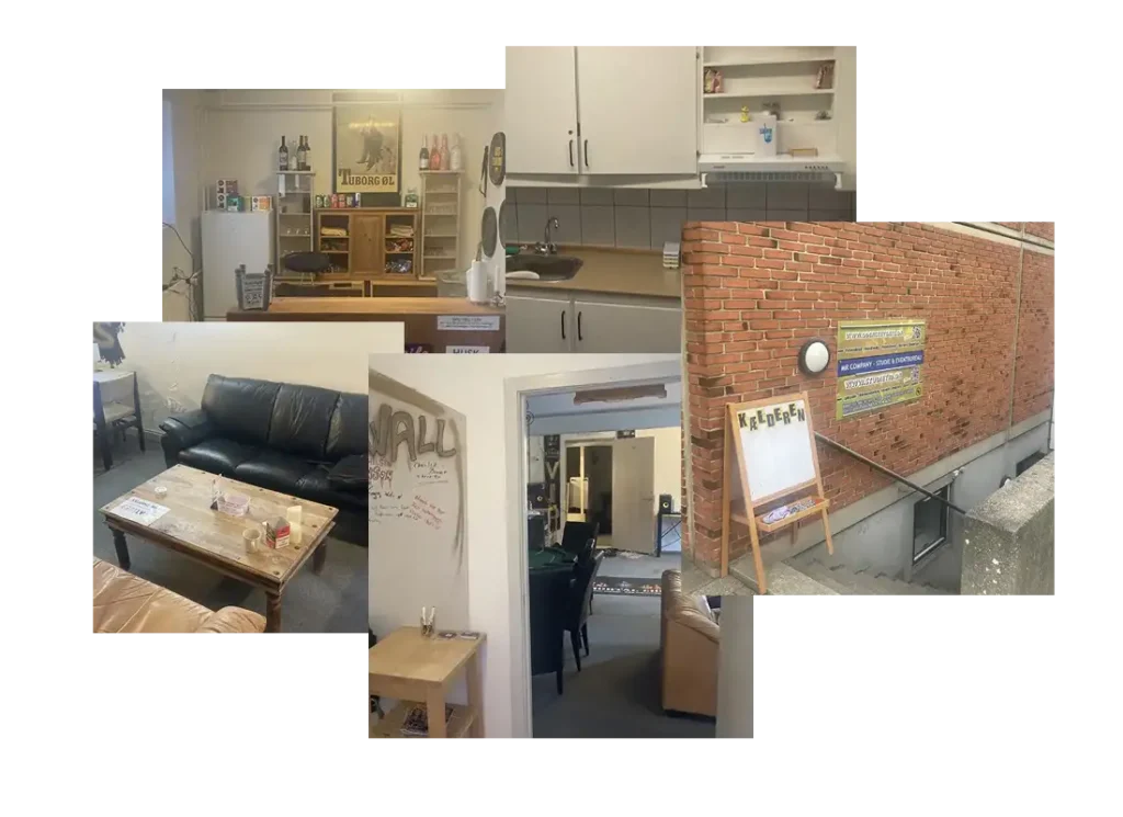 Billeder af kælderen i bredstedgade i Odense